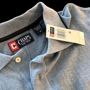 NWT CHAPS Mens Short Sleeved Shirt Size M